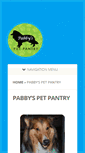 Mobile Screenshot of pabbyspetpantry.com